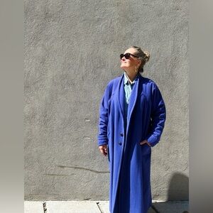 Vintage long coat, vest by Raffinali- Holt Renfrew 80s made by the union